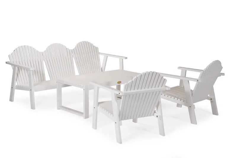 Hillerstorp Gotland Bord 60x120 cm - Vit - Utemöbler - Trädgårdsbord & Utebord - Matbord ute