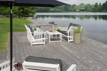 Hillerstorp Gotland Bord 60x120 cm - Vit - Utemöbler - Trädgårdsbord & Utebord - Matbord ute