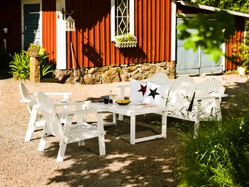 Hillerstorp Gotland Bord 60x120 cm - Vit - Utemöbler - Trädgårdsbord & Utebord - Matbord ute