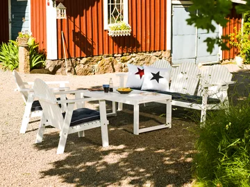 Hillerstorp Gotland Bord 60x120 cm - Vit - Utemöbler - Trädgårdsbord & Utebord - Matbord ute