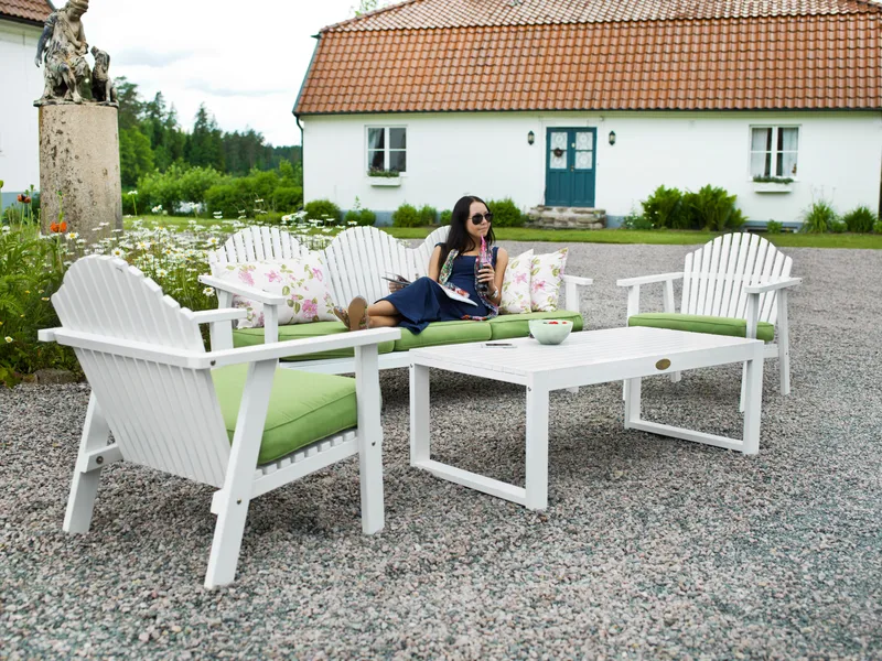 Hillerstorp Gotland Bord 60x120 cm - Vit - Utemöbler - Trädgårdsbord & Utebord - Matbord ute
