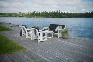 Hillerstorp Gotland Bord 60x120 cm - Vit - Utemöbler - Trädgårdsbord & Utebord - Matbord ute