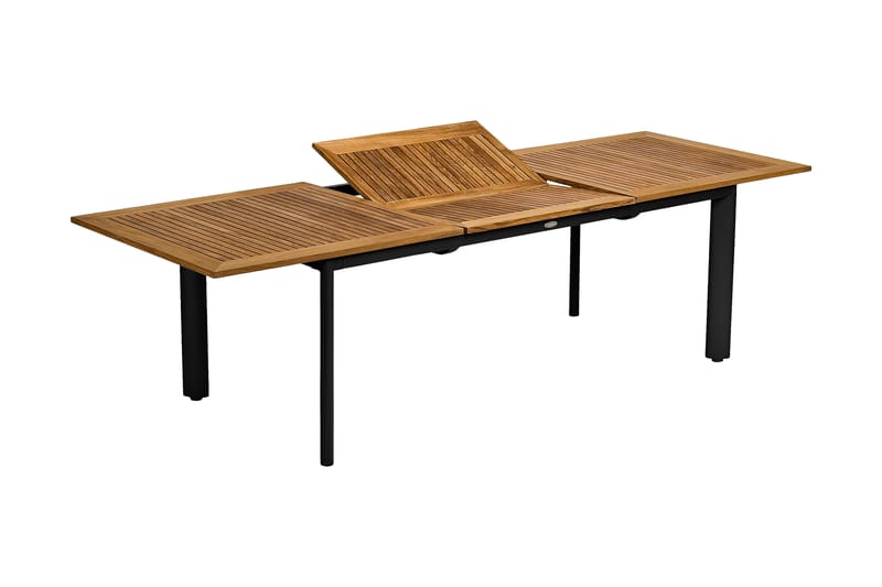 Hillerstorp Nydala Matbord Utomhus 96 cm Svartvit - Utemöbler - Trädgårdsbord & Utebord - Matbord ute