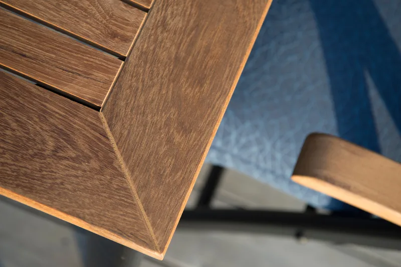 Hillerstorp  Nydala Utebord 150-200 - Svart/Teak - Utemöbler - Trädgårdsbord & Utebord - Matbord ute