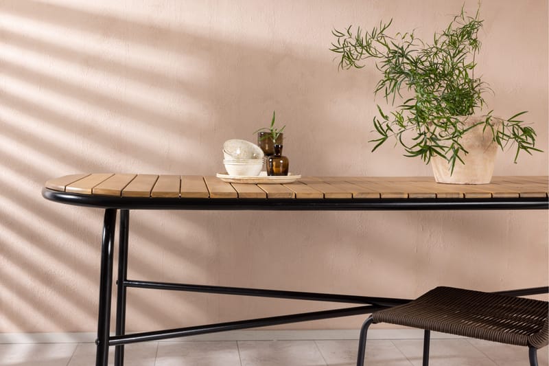 Holmbeck Matbord Utomhus 200 cm - Brun - Utemöbler - Trädgårdsbord & Utebord - Matbord ute