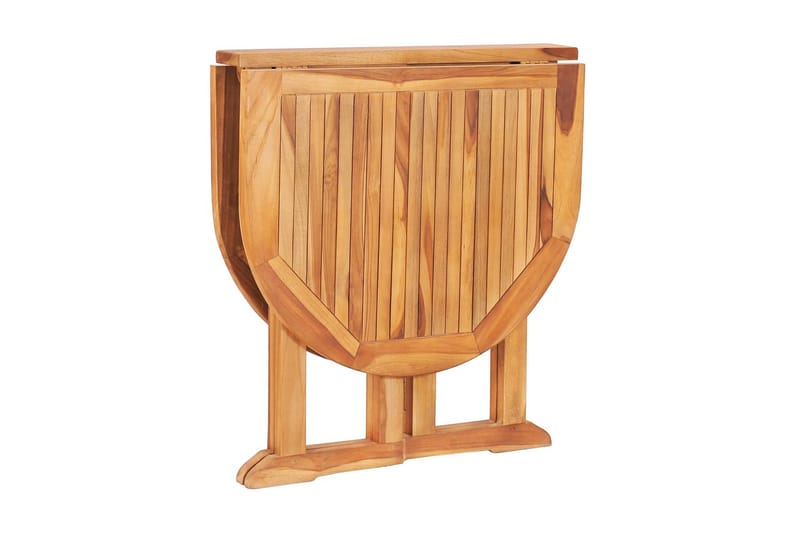 Hopfällbart Trädgårdsbord 120x70x75 cm massiv teak - Brun - Utemöbler - Trädgårdsbord & Utebord - Matbord ute