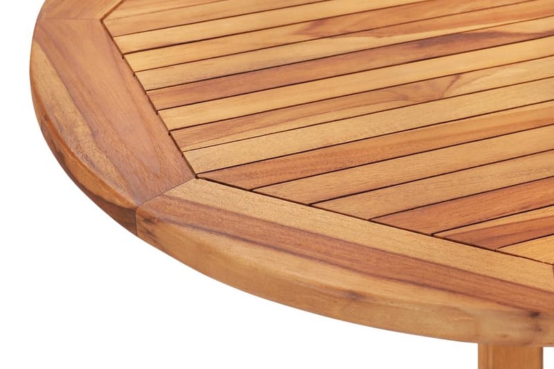 Hopfällbart Trädgårdsbord 120x70x75 cm massiv teak - Brun - Utemöbler - Trädgårdsbord & Utebord - Matbord ute
