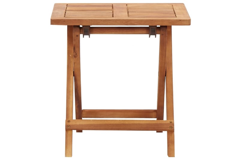 Hopfällbart Trädgårdsbord 40x40x40 cm massivt akaciaträ - Brun - Utemöbler - Trädgårdsbord & Utebord - Matbord ute