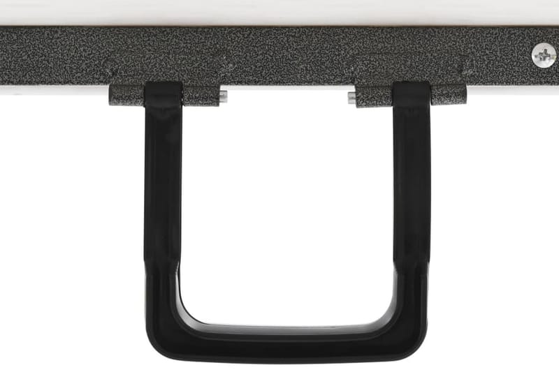 Hopfällbart Trädgårdsbord vit 180x72x72 cm HDPE - Vit - Utemöbler - Trädgårdsbord & Utebord - Matbord ute