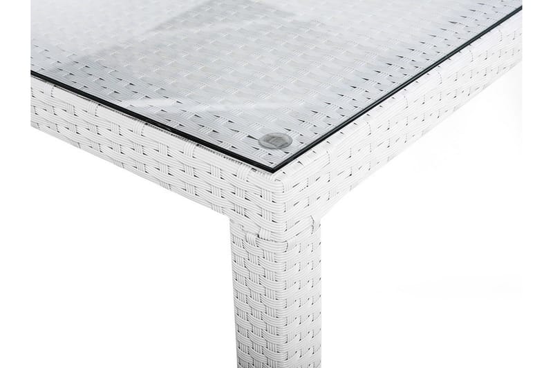 Italy Trädgårdsbord 220 cm - Vit - Utemöbler - Trädgårdsbord & Utebord - Matbord ute