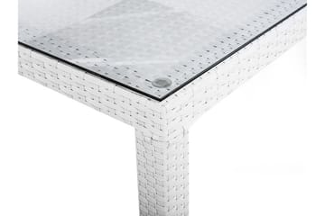 Italy Trädgårdsbord 220 cm - Vit - Utemöbler - Trädgårdsbord & Utebord - Matbord ute