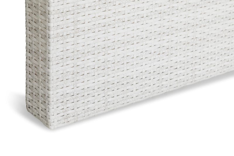 JAMES Utebord 145 cm Glas Vit - Utemöbler - Trädgårdsbord & Utebord - Matbord ute