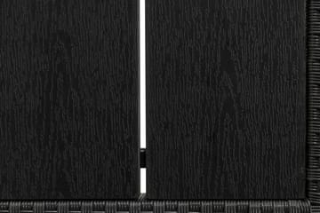 James Utebord 85x145 cm – Matbord utomhus i konstrotting med bordsskiva i Aintwood - Svart - Utemöbler - Trädgårdsbord & Utebord - Matbord ute
