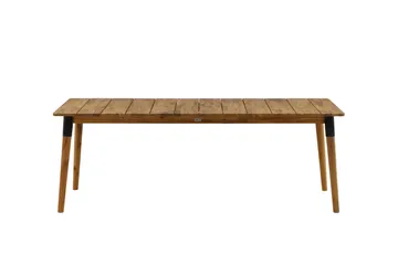 Julian Matbord Utomhus 210 cm - Svart/Brun - Utemöbler - Trädgårdsbord & Utebord - Matbord ute