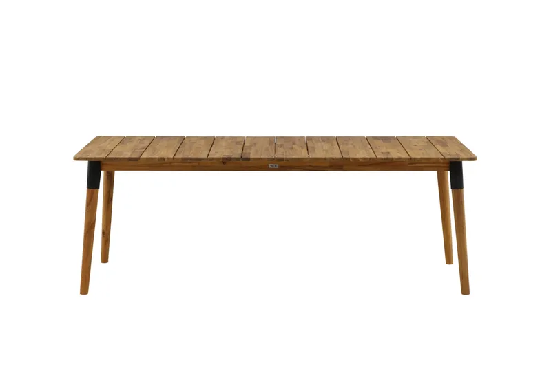 Julian Matbord Utomhus 210 cm - Svart/Brun - Utemöbler - Trädgårdsbord & Utebord - Matbord ute