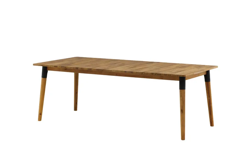Julian Matbord Utomhus 210 cm - Svart/Brun - Utemöbler - Trädgårdsbord & Utebord - Matbord ute