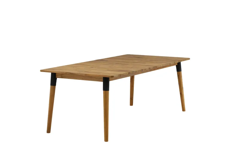 Julian Matbord Utomhus 210 cm - Svart/Brun - Utemöbler - Trädgårdsbord & Utebord - Matbord ute