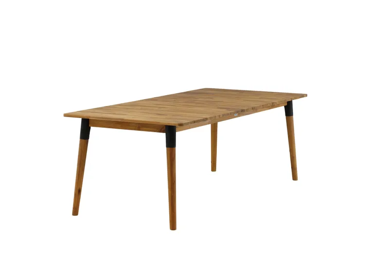 Julian Matbord Utomhus 210 cm - Svart/Brun - Utemöbler - Trädgårdsbord & Utebord - Matbord ute