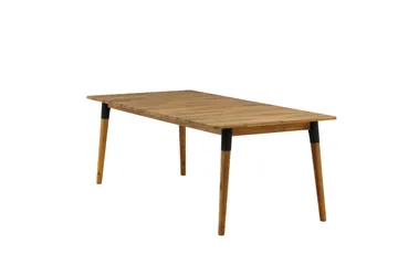 Julian Matbord Utomhus 210 cm - Svart/Brun - Utemöbler - Trädgårdsbord & Utebord - Matbord ute