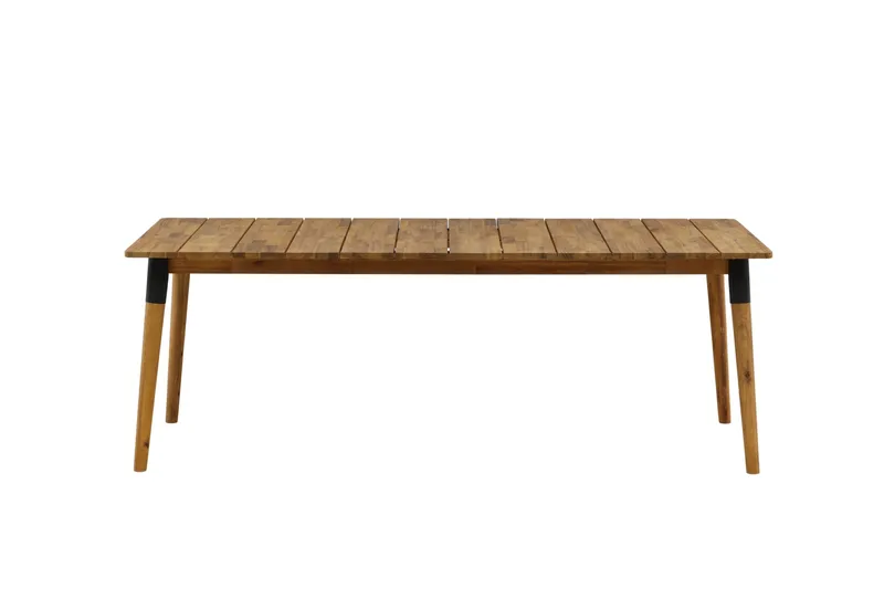 Julian Matbord Utomhus 210 cm - Svart/Brun - Utemöbler - Trädgårdsbord & Utebord - Matbord ute