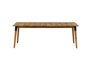 Julian Matbord Utomhus 210 cm - Svart/Brun - Utemöbler - Trädgårdsbord & Utebord - Matbord ute
