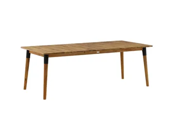 Julian Matbord Utomhus 210 cm - Svart/Brun - Utemöbler - Trädgårdsbord & Utebord - Matbord ute