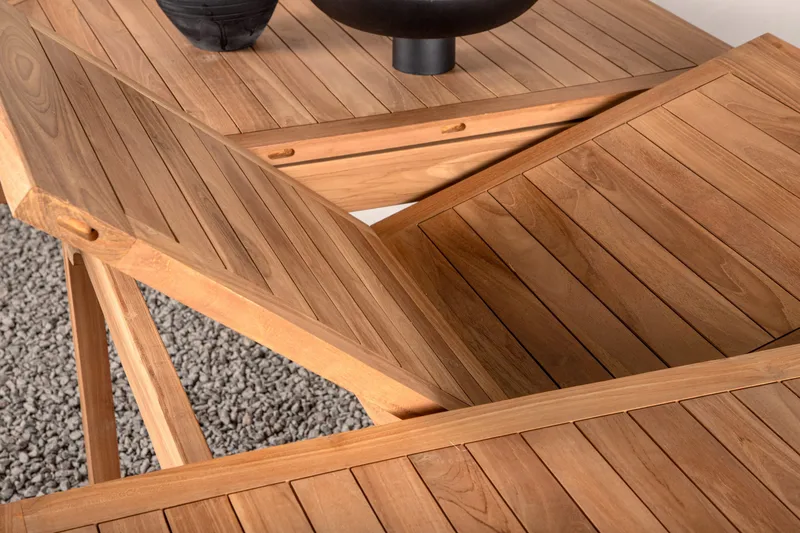 Kenya Förlängningsbart Matbord Utomhus 180-240 cm - Svart - Utemöbler - Trädgårdsbord & Utebord - Matbord ute