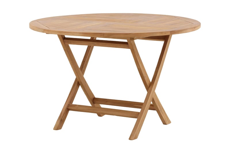 Kenya Matbord Utomhus Rund Ø120 cm - Beige - Utemöbler - Trädgårdsbord & Utebord - Matbord ute