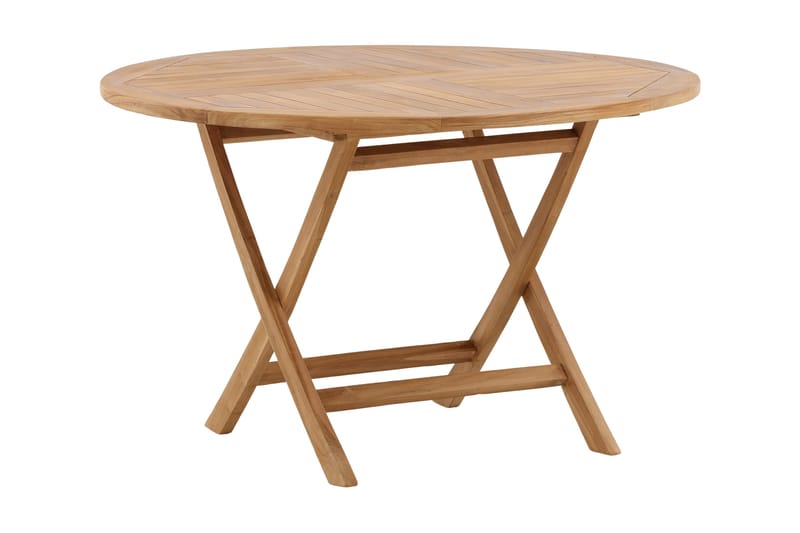 Kenya Matbord Utomhus Rund Ø120 cm - Beige - Utemöbler - Trädgårdsbord & Utebord - Matbord ute