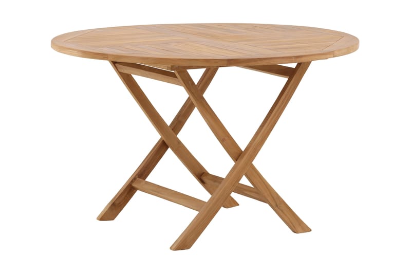 Kenya Matbord Utomhus Rund Ø120 cm - Beige - Utemöbler - Trädgårdsbord & Utebord - Matbord ute