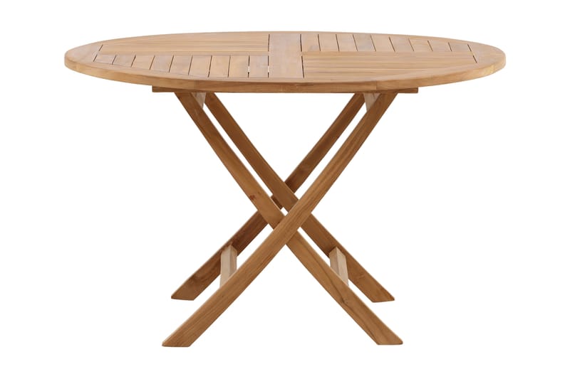 Kenya Matbord Utomhus Rund Ø120 cm - Beige - Utemöbler - Trädgårdsbord & Utebord - Matbord ute