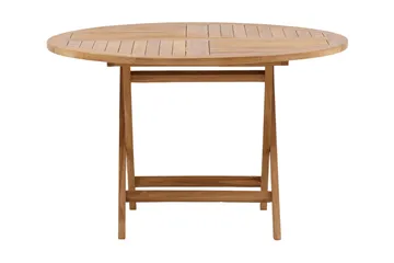 Kenya Matbord Utomhus Rund Ø120 cm - Beige - Utemöbler - Trädgårdsbord & Utebord - Matbord ute