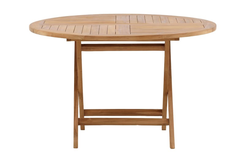 Kenya Matbord Utomhus Rund Ø120 cm - Beige - Utemöbler - Trädgårdsbord & Utebord - Matbord ute