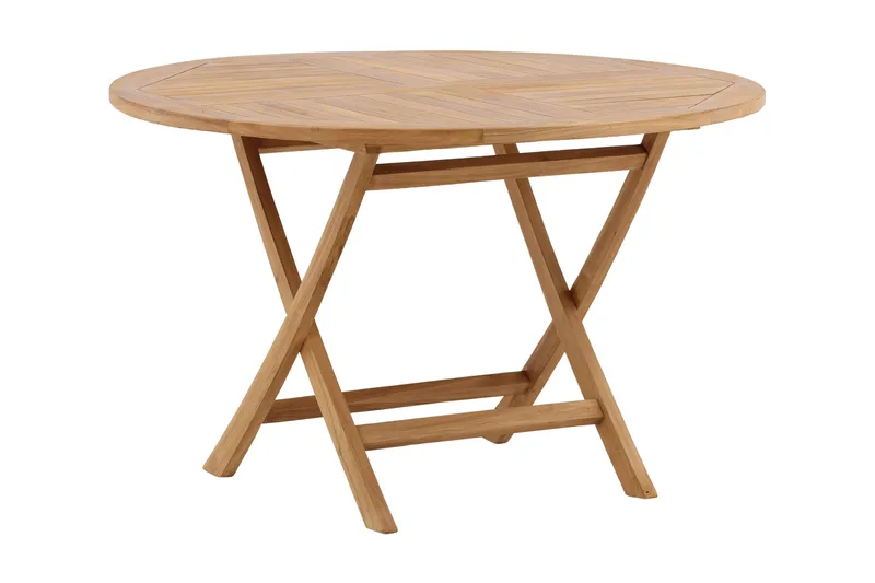 Kenya Matbord Utomhus Rund Ø120 cm - Beige - Utemöbler - Trädgårdsbord & Utebord - Matbord ute