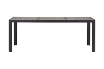 KENYS Matbord 90x195 cm Grå/svart