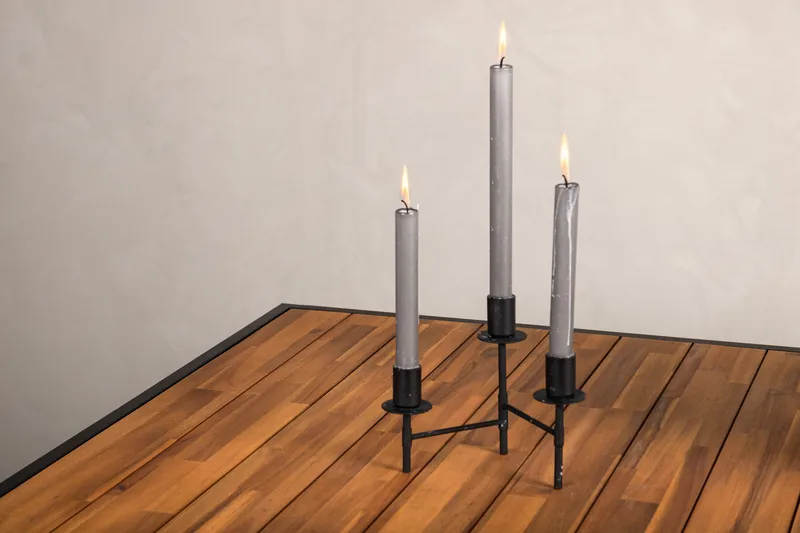 Khung Matbord Utomhus 200 cm - Svart/Brun - Utemöbler - Trädgårdsbord & Utebord - Matbord ute