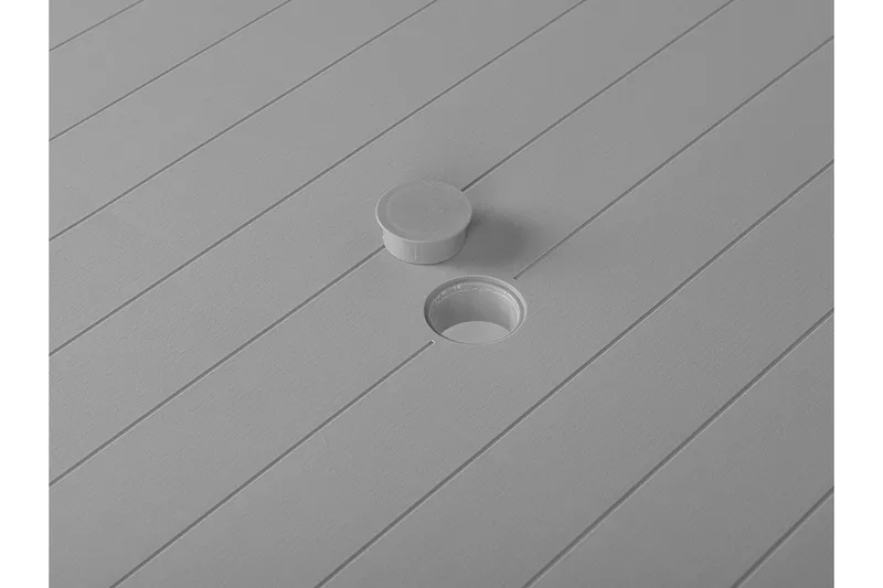 Knockytoul Trädgårdsbord 140x80 cm - Grå - Utemöbler - Trädgårdsbord & Utebord - Matbord ute