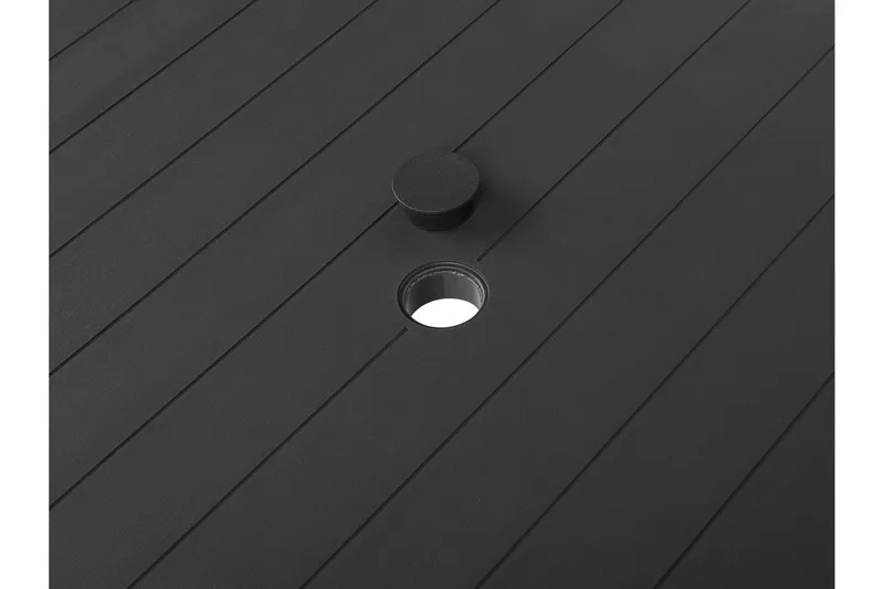 Knockytoul Trädgårdsbord 80x80 cm - Svart - Utemöbler - Trädgårdsbord & Utebord - Matbord ute