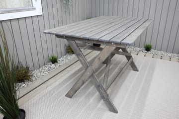 Larios Matbord Utomhus 126 cm - Grå - Utemöbler - Trädgårdsbord & Utebord - Matbord ute