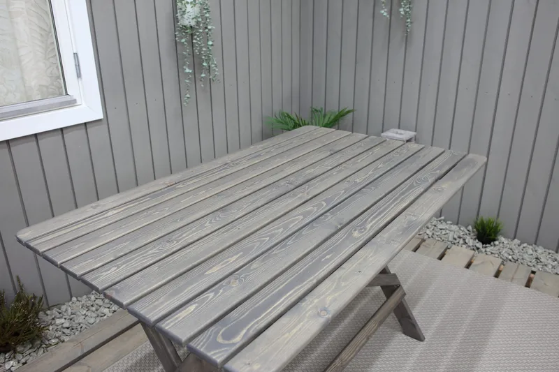 Larios Matbord Utomhus 126 cm - Grå - Utemöbler - Trädgårdsbord & Utebord - Matbord ute