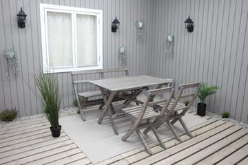 Larios Matbord Utomhus 126 cm - Grå - Utemöbler - Trädgårdsbord & Utebord - Matbord ute