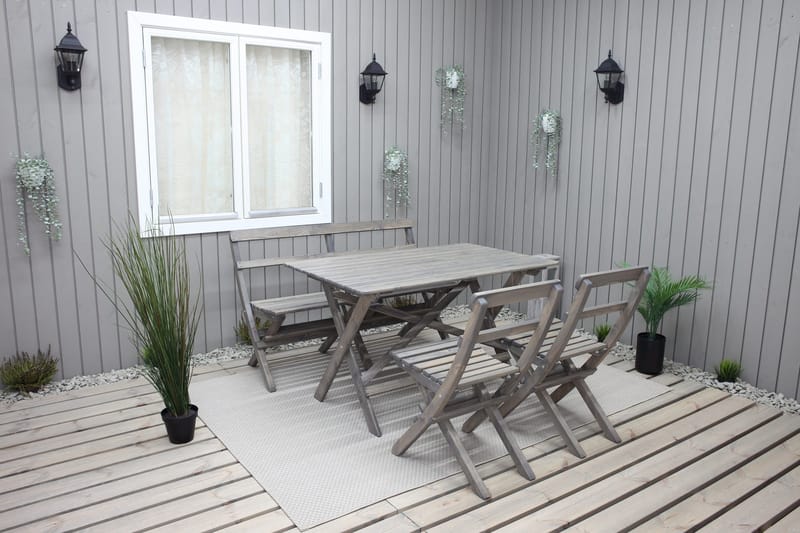 Larios Matbord Utomhus 126 cm - Grå - Utemöbler - Trädgårdsbord & Utebord - Matbord ute