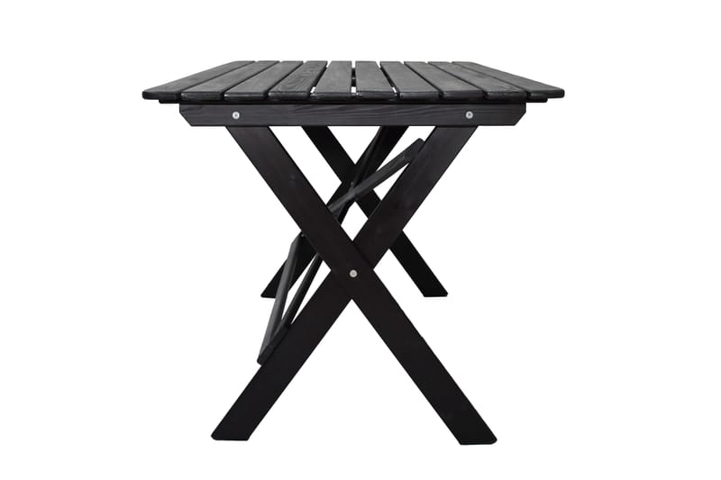 Larios Matbord Utomhus 126 cm - Svart - Utemöbler - Trädgårdsbord & Utebord - Matbord ute