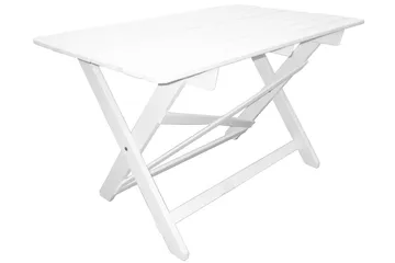 Larios Matbord Utomhus 126 cm - Vit - Utemöbler - Trädgårdsbord & Utebord - Matbord ute