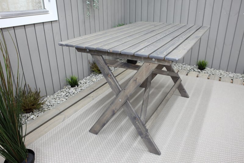 LARIOS Matbord Utomhus Grå - Utemöbler - Trädgårdsbord & Utebord - Matbord ute