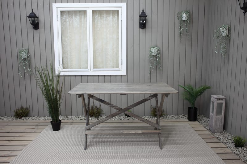LARIOS Matbord Utomhus Grå - Utemöbler - Trädgårdsbord & Utebord - Matbord ute
