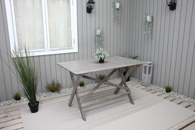 LARIOS Matbord Utomhus Grå - Utemöbler - Trädgårdsbord & Utebord - Matbord ute