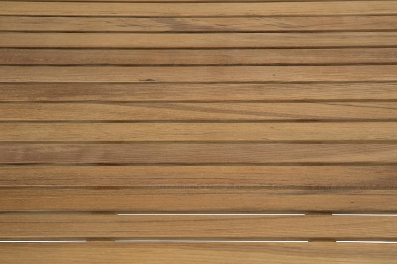 LAS VEGAS Förlängningsbart Matbord Utomhus 152-210x90 Svart/Teak - Utemöbler - Trädgårdsbord & Utebord - Matbord ute