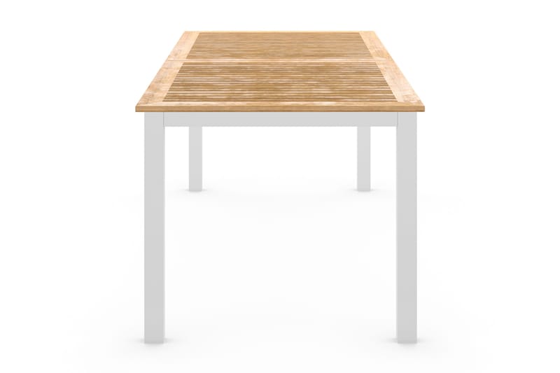 Las Vegas Förlängningsbart Matbord Utomhus 220x280x100 cm - Vit / Natur - Utemöbler - Trädgårdsbord & Utebord - Matbord ute