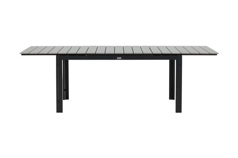 Levels Förlängningsbart Matbord Utomhus 160-240 cm Grå/Svart - Venture Home - Utemöbler - Trädgårdsbord & Utebord - Matbord ute